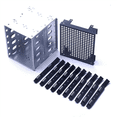 thumbnail image 3 of 3pcs 5.25 Inch to 5 x 3.5 Inch SATA HDD Cage Rack Hard Drive Disk Enclosure Disk Tray Adapter, 3 of 9
