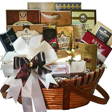 Food Gift Packaging - Chocolate Treasures Gourmet Food Gift Basket (Ice Packaging)
