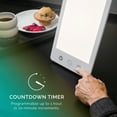 thumbnail image 5 of Verilux HappyLight Luxe - Light Therapy Lamp with 10,000 Lux, UV-Free, LED Bright White Light with Adjustable Brightness, Color, Countdown Timer, & Stand - Boost Mood, Sleep, Focus (White), 5 of 7