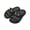 Cartoon Cat Face & Paw Print Pattern, variant on Kids Tropical Beach Slide Sandals - Dolphin & Palm Tree Print, Non-Slip EVA Sole, Lightweight Summer Pool Beach Footwear for Boys Girls