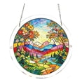 thumbnail image 2 of Jigsaw Puzzle Suncatcher, Sun Catcher Puzzle, Acrylic Puzzle for Adults, Stained Glass Window Hanging Suncatcher, Home Decor Gift for Women Men Mom, 2 of 9