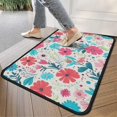 thumbnail image 4 of Pioneer Flower Floral Print Pattern Door Rugs,Washable Non Slip Door Mats Indoor,Decorative Door Mats,Entry Mat Indoor for Entrance,Bedroom,Kitchen,Bathroom,30"x17", 4 of 6