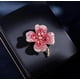 thumbnail image 5 of Broche de trébol de estilo artístico, accesorio de traje con temperamento de ramillete para mujer, regalo, 5 of 5