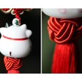 thumbnail image 4 of Abastado Feng Shui Lucky Cat Colgante de cerámica para colgar para la riqueza y la fortuna, 4 of 5