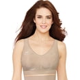 thumbnail image 1 of Bali Womens Comfort Revolution Smart Sizes Shaping Wirefree Bra, L, 1 of 1