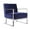 Multi-color, variant on Pangea Home Dexter Lounge Chair Velvet Navy