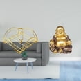 thumbnail image 2 of Servilletero con brazo pesado y escultura de Buda Maitreya, adorno de mesa para hotel, bar, cafetería, mesa de comedor, decoración Feng Shui para, 2 of 8