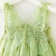 thumbnail image 2 of Vestidos de ala de mariposa sin mangas para niñas pequeñas, vestido de tul de hadas, vestidos de princesa para fiestas de baile para niños, 2 of 3