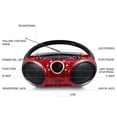 thumbnail image 3 of Singingwood 030BT(2025 Version) CD Player Boombox with AM FM Radio, Bluetooth, USB Port CD-R/RW, MP3 CDs Compatible, 3.5mm Aux Input, Headphone Jack, 3 of 8