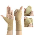 thumbnail image 2 of Compression Therapy Gloves Gel Filled Thumb Hand Wrist Support Arthritis Compression Gloves, 2 of 5