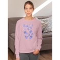 thumbnail image 2 of Keep It Happy! Sweatshirt Women -Image by Shutterstock, Female 3X-Large, 2 of 4