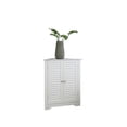 thumbnail image 2 of Room Designs Bathroom Corner Cabinet White Transitional Triangle, 2 of 9