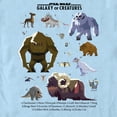 thumbnail image 2 of Men's Star Wars: Galaxy of Creatures Wildlife Chart Graphic Tee Light Blue X Large, 2 of 4