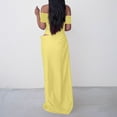 thumbnail image 3 of Vestido informal transparente de un solo hombro para mujer - Dos piezas, primavera/verano, S-L, 3 of 8
