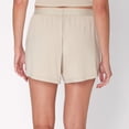 thumbnail image 3 of Hanes Originals Women's SuperSoft Comfywear Sleep Shorts, 3.25" Cocoa Butter XS, 3 of 6
