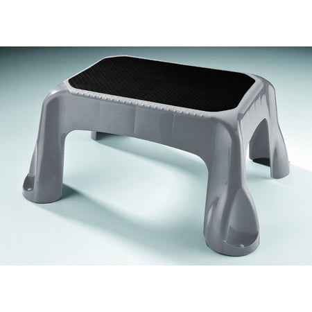 Rubbermaid Gray Step Stool Rubber Top