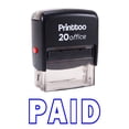 thumbnail image 1 of Printtoo Rubber Stamp Office Stationary PAID Self Inking Stamp-Blue, 1 of 1