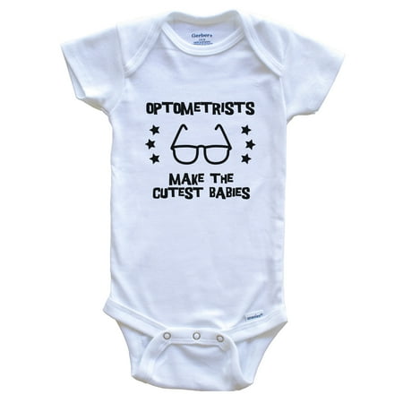 

Optometrists Make the Cutest Babies Funny Doctor Baby Bodysuit 0-3 months white