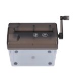 Manual Paper Shredder Portable Manual Compact Structure Simple Operation Hand Crank Shredder for Office Desktop Home