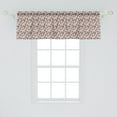 thumbnail image 2 of Ambesonne Colorful Window Valance, Modern Swirls Leaves, 54" X 18", Multicolor, 2 of 3