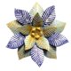 thumbnail image 1 of Metal Flower Art Metal Garden Decoration Modern Floral Sculpture Floral Hanging Art Decoration Hanging for Indoor Home Garden Patio Fence Living Room, 1 of 5