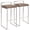 Brown, variant on Cterwk 34" Height Set of 2 Fabric Seat Barstool with Silver Metal Frame, Upholstered Bar Stools for Bar, Dining Room, Kitchen, Light Brown