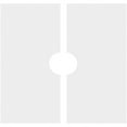thumbnail image 4 of 34"OD x 6"ID x 11 3/4"C x 1"P Knox Architectural Grade PVC Contemporary Ceiling Medallion, Two Piece, 4 of 11