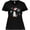 AB-Black, variant on Inktastic Christmas Penguin in Red Santa Hat with Snowflakes Women's Plus Size T-Shirt