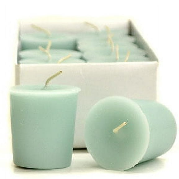 Cool Citrus Basil Votive Candles Votive Candles Pack: 12 per box 1.75 in. diameter x 2 in. tall