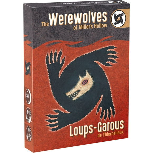 Werewolves/Loups-Garous (English & French Version) – Board/Card Game by Zygomatic | 8 to 18 Players | Family Party Game | 40-Minute Playtime | Ages 10+