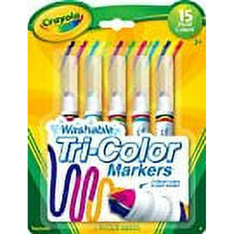 Crayola Stamper Markers with Emojis, Ultra Clean Washable  Markers, 10 Count : Office Products