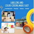 thumbnail image 4 of Craftzilla Colored Masking Tape, 11 Rolls, 825 ft x 1 in, Painters Tape for Crafts & Labeling, 4 of 9