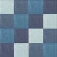 thumbnail image 1 of Ahgly Company Indoor Square Patterned Blue Novelty Area Rugs, 7' Square, 1 of 6
