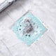 thumbnail image 1 of Tapón de drenaje del cuarto de baño del fregadero 5x, pantalla de filtro antibloqueo disponible no tejida Verde Macarena Etiqueta engomada del drenaje del piso, 1 of 8