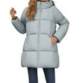 thumbnail image 2 of Pyhlmscde Women's Winter Warm Thicken Long Outwear Pockets Coat, Winter Coats for Women, Womens Winter Coats, Winter Clothing for Women, 2 of 6