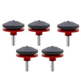 thumbnail image 1 of 5PCS Lawnmower Dull Blade Sharpener, Lawn Mower Blade Sharpener Tool, Universal Blade Sharpeners for Lawn Mowers,Red, 1 of 5