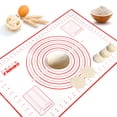 thumbnail image 2 of Moncolis 15.7"x 23.6" Reusable Silicone Pastry Baking Mats with Measurements for Rolling Fondant, Dough, Pie Crust, Pizza and Cookies, 2 of 8