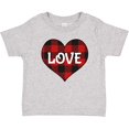 thumbnail image 3 of Inktastic Valentine Buffalo Plaid Love Boys or Girls Baby T-Shirt, 3 of 5