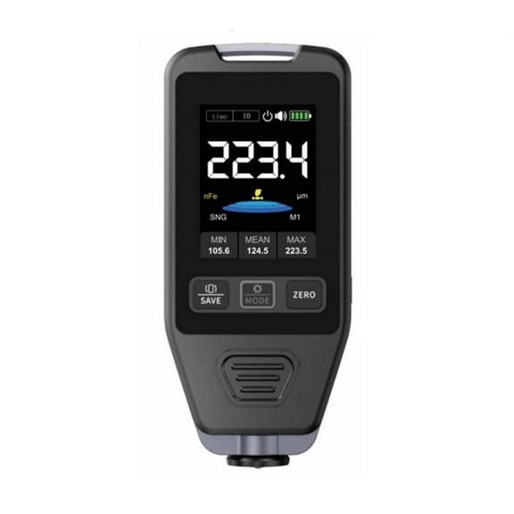 Tizuqe Car FE & NFE Paint Gauge Coating Thickness Gauge 0-1400μm Thickness Meter