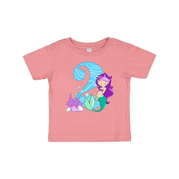Inktastic Second Birthday Mermaid Girls Baby T-Shirt