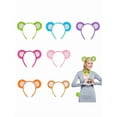 thumbnail image 5 of Cartoon Bear Ears Headband Bows Tie Mini Skirt Fashionable Soft Fabric Hair Accessory for Women and Kids, 5 of 10