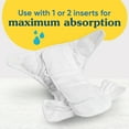 thumbnail image 4 of Charlie Banana Reusable and Washable Hemp and Cotton Inserts for Cloth Diapers, Newborn - 3 Pack, 4 of 7