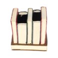 thumbnail image 4 of <p>Unique Pen Holder, Decorative Multi Purpose Retro Style 2 Compartments Desk Pen Holder Book Shaped  For Office</p>, 4 of 7