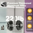 thumbnail image 6 of Sunrinx 56"-60" W x 72" H Semi-Frameless Double Sliding Shower Door with 1/4" Tempered Glass,Bypass Design for Walk-in Showers,Brushed Nickel, 6 of 11
