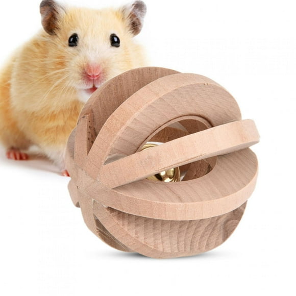 Dog Toys For Aggressive Chewers, Teething Interactive Chew Toy Dog Balls Indestructible Dog Toy Pet Dogs Cats Teether with Ringing Bell For Small Medium Cat Kitten Guinea Pigs Rat