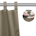 thumbnail image 2 of Yescom 54"x120" Outdoor Curtain Panel Tab Top UV30+ Patio Pergola Backyard 1 Piece, 2 of 10