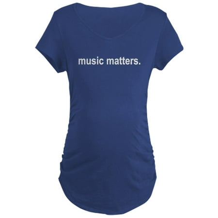

CafePress - Music Matters Maternity Dark T Shirt - Maternity Dark T-Shirt