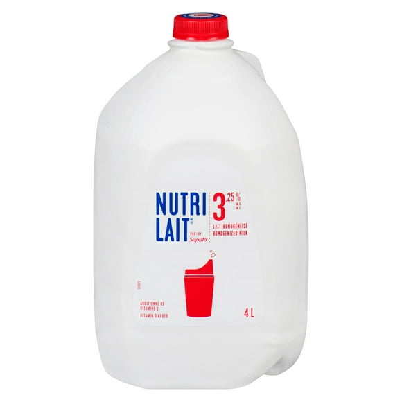 Nutrilait 3.25 % Homogenized Milk, 4 L