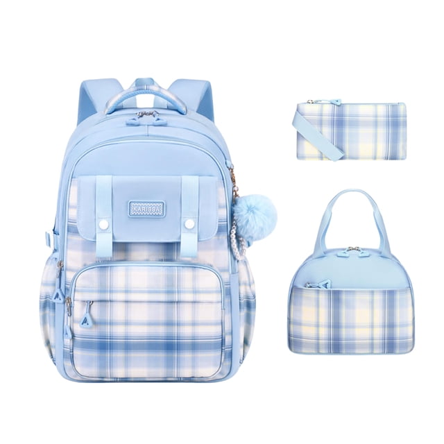 Mochila escolar TYHOTULY bonita para niñas con lonchera y estuche para lápices