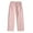 Pink, variant on Odeerbi 5-18 Years Teen Boys Girls Workout Athletic Sports Pants Cotton Wide Leg Pants Spring Summer Elastic Waist Leg Tied Pants